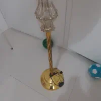 آباژور کنارسالنی طلایی|چراغ خواب و آباژور|مشهد, الهیه|دیوار