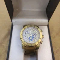 ساعت مچی مردانه بولگاری کرنوگراف طلایی(در حد نو)