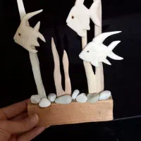 دکوری با چوب بسیارزیبا