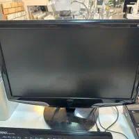 مانیتور AOC سایز 18.5 اینچ LCD و کابل تبدیل hdmi|قطعات و لوازم جانبی رایانه|کوچصفهان, |دیوار