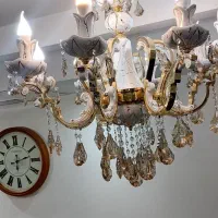 لوستر ۸ شاخه|لوستر و چراغ آویز|تهران, دهکده المپیک|دیوار