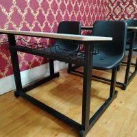 ست میز و نیمکت دو نفره نو و سالم آماده تحویل