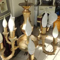 لوستر برنزی ۱۲ شعله ۷ عدد
