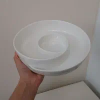 ظرف اردو خوری چینی سفید