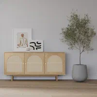 اینه کنسول حصیری مدل مینمال|بوفه، ویترین، کنسول|تهران, آرژانتین|دیوار
