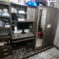 ست ۴ تیکه کمد میز کامپیوتر