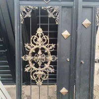 تولید درب حیاط باغ نفرو فرفورژه 57کیلو