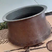 دیگ مسی چکشی قدیمی.یادگار گذشتگان با مرام