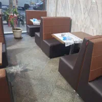 کلاف فلزی میز و صندلی کمجا مبل رستورانی رستوران