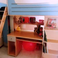 تخت نوجوان|تخت و سرویس خواب|بومهن, |دیوار