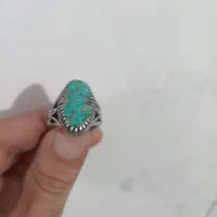انگشتر فیروزه نیشابور آبی