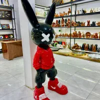 خرگوش فایبرگلس سگ میزبان..|مجسمه، تندیس، ماکت|اهواز, کمپلو جنوبی|دیوار