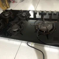 گازرومیزی اورانیر۵شعله شیشه ای
