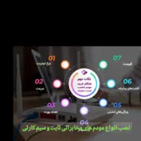 خدمات و فروش دوربین مداربسته و مودم و شبکه محلی