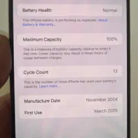 آیفون 16pro max 256 ZAپک اصلی درحدنو