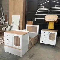 اریکا چوب/سرویس خواب نوزاد/سرویس خواب نوجوان|تخت و سرویس خواب|مشهد, خین عرب|دیوار