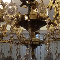 لوستر برنز|لوستر و چراغ آویز|باغستان, |دیوار