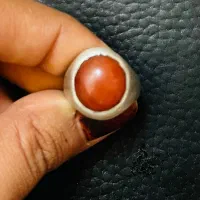 انگشتر نقره با نگین عقیق یمنی