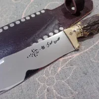 چاقو ترکمنی دسته شاخ