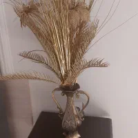 گلدان برنز و گل|گل مصنوعی|تهران, تهران‌نو|دیوار
