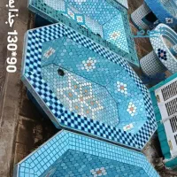حوض و آبنمای کاشیکاری|صنایع دستی و سایر لوازم تزئینی|قم, کوه سفید|دیوار