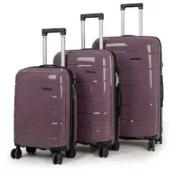 چمدان سه تیکه جنس نشکن خارجی تضمینی درجه یک|کیف، کفش، کمربند|خارک, |دیوار