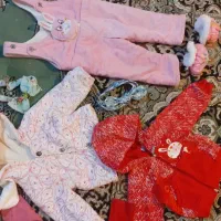 تعدادی لباس نوزادی تا۵ماه.کاپشن بیلر دامن|لباس|اندیشه, اندیشه فاز ۳|دیوار