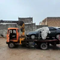 خدمات جرثقیل کفی دکل بلند و خودروبر و جرثقیل ۷تن