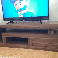 میزتلوزیون چوبی ۳تیکه درحد نو