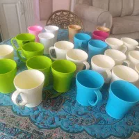 لیوان پلاستیکی دسته دار۲۵عدد دونه ای بیست تومان|ظروف نگهدارنده، پلاستیکی، یک‌بارمصرف|مشهد, استاد یوسفی (شهرک غرب)|دیوار