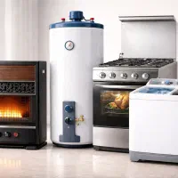 تعمیر بخاری و آبگرمکن و لباسشویی و... خانگی درمحل