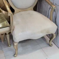 مبل راحتی چستر  و میز  غدا خوری و جلومبلی و عسلی