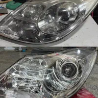 شفاف سازی چراغ خودرو تضمینی پنج ساله