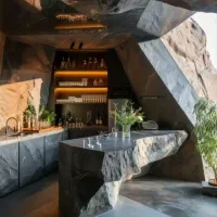 صخره مصنوعی و آبنما