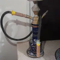 قلیون برنجی دهه۱۳۵۰و وزنه۲و۱۰کیلویی قدیمی