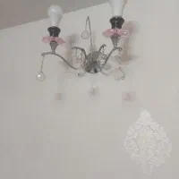 لوستر شیش شاخه بادودیواری|لوستر و چراغ آویز|رشت, علی آباد|دیوار