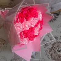 دسته گل روبانی