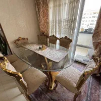 میز ناهارخوری ۱۰ نفره استیل|میز و صندلی غذاخوری|تهران, آبشار تهران (دریاچه)|دیوار