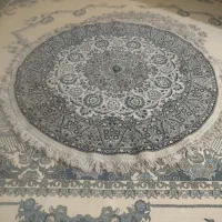 یک فرش گرد ماشینی