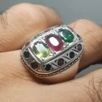 انگشتر نقره جواهری