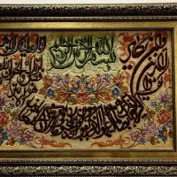 فروش تابلو فرش دستباف گل ابریشم تبریز
