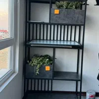 طبقه شلف کتابخونه چوبی آهنی شلف دیواری
