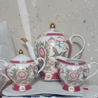 ست قوری،قندان،شکرریز چینی