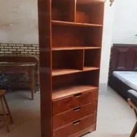 ((حراج)) کتابخانه قفسه شلف کشودار چوبی متن مهم|کتابخانه، شلف، قفسه‌های دیواری|تهران, بازار|دیوار