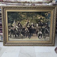 تابلو فرش کوچ عشایر دستباف