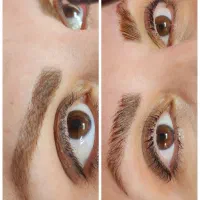 مدل لیفت و لمینت ابرو و مژه فقط هزینه مواد|خدمات آرایشگری و زیبایی|رشت, دیلمان|دیوار