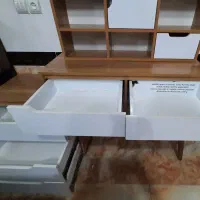 میز آرایشی و کتابخانه مینیمال|تخت و سرویس خواب|شهر بابک, |دیوار