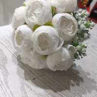 دسته گل عروس پیونی|گل مصنوعی|تهران, شهرآرا|دیوار