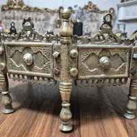 منقل برنجی قدیمی|کلکسیون اشیاء عتیقه|تبریز, |دیوار