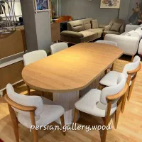 میز نهار خوری میز نهارخوری با صندلی نیلی مرینوس|میز و صندلی غذاخوری|تهران, گلستان (شهرک راه آهن)|دیوار